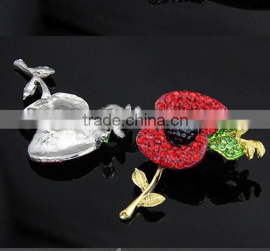 61*43mm Elegant Angle Wings Brooch Moon Star Gold Modern Design Brooches