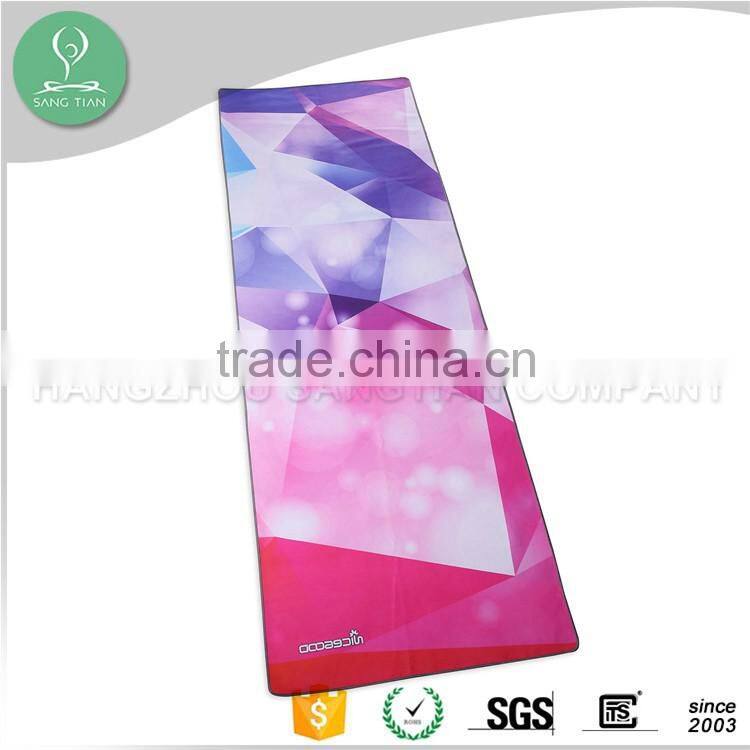 Factory direct sales microfiber Yoga Towel custom Printed microfiber beach towel