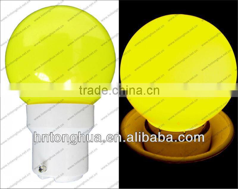 B22 1W LED G40 color light bulbs IP45/IP65 CE&ROHS