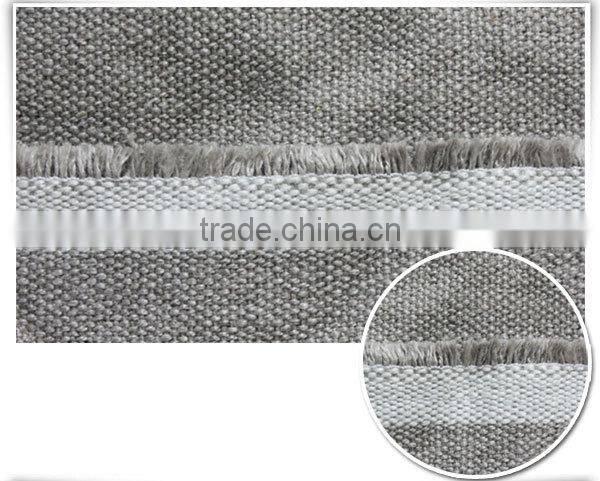 Rough texture 386gsm unprimed raw linen canvas roll