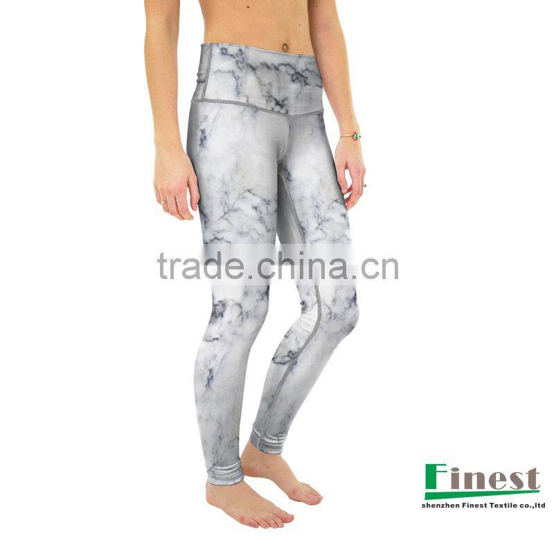 custom sublimation tight yoga leggings for women