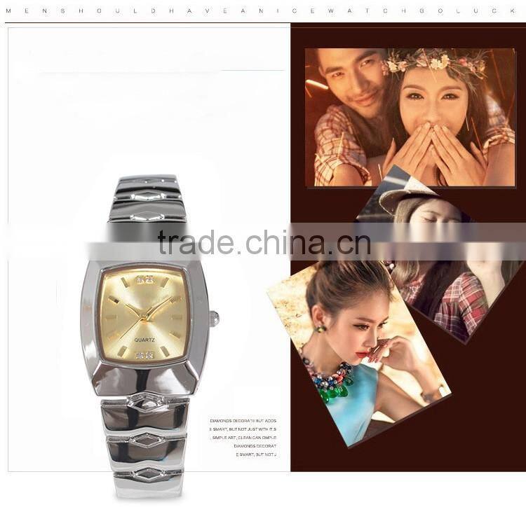 High bright diamond metal band rose / gold silver color fashion avon quartz lady watches Jewelry clasp wrist watch