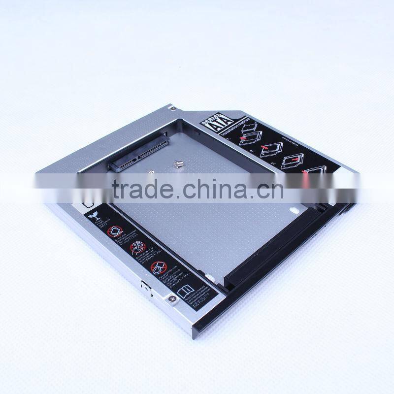 9.50mm 2.5' sata 2nd hdd caddy For Dell E6400 E6500 E6410 E6510