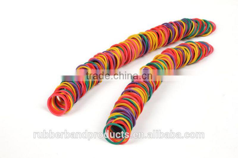 Number 06 High Quality Solid White Color Mini Rubber Bands ,Rubber Band For Hair