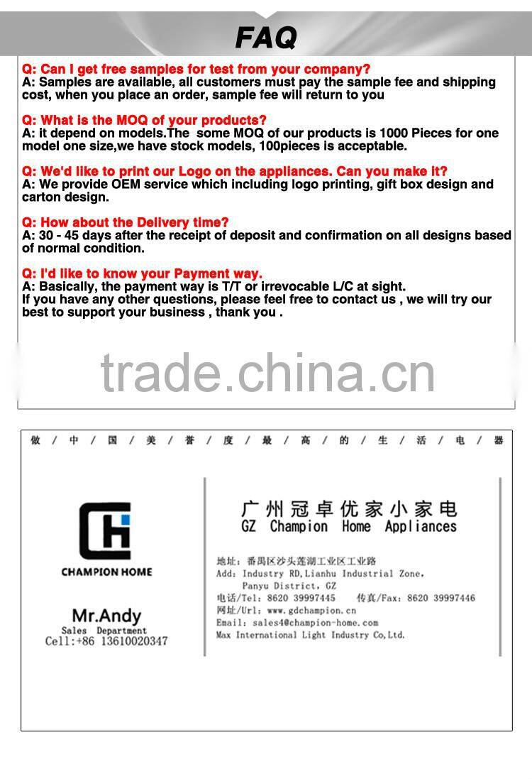 DC small electirc appliances kitchen appliances four burners induction cooker made in China