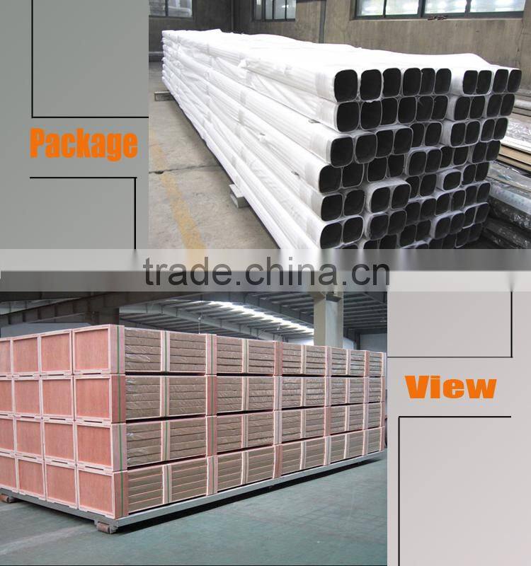 Powder coated Aluminum Wood Finish Profile For Doors and Windows