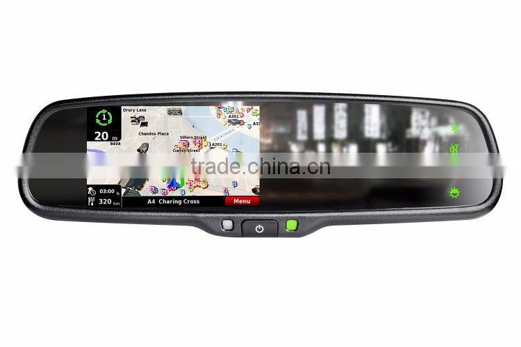 Rearview Mirror with User Manual GPS Navigation Car Rear View Bluetooth Camera