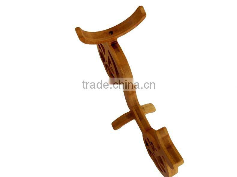 WR012/100% Bamboo Material Hot Sale Bicycle Shaped Bamboo Wine Rack