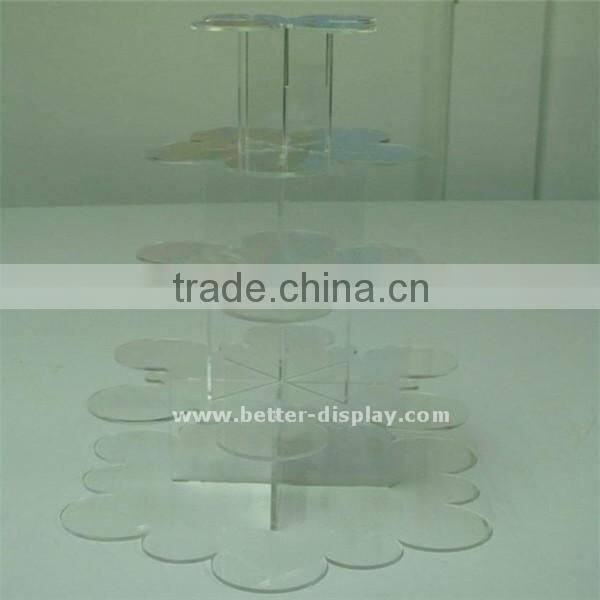 wholesale acrylic cupcake wedding cake stand