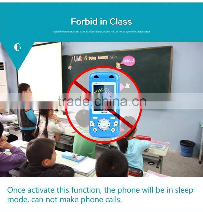 1.8' GPS Child Phone Real Time Tracking Google Map Link SOS Mini Cartoon Kids Phone