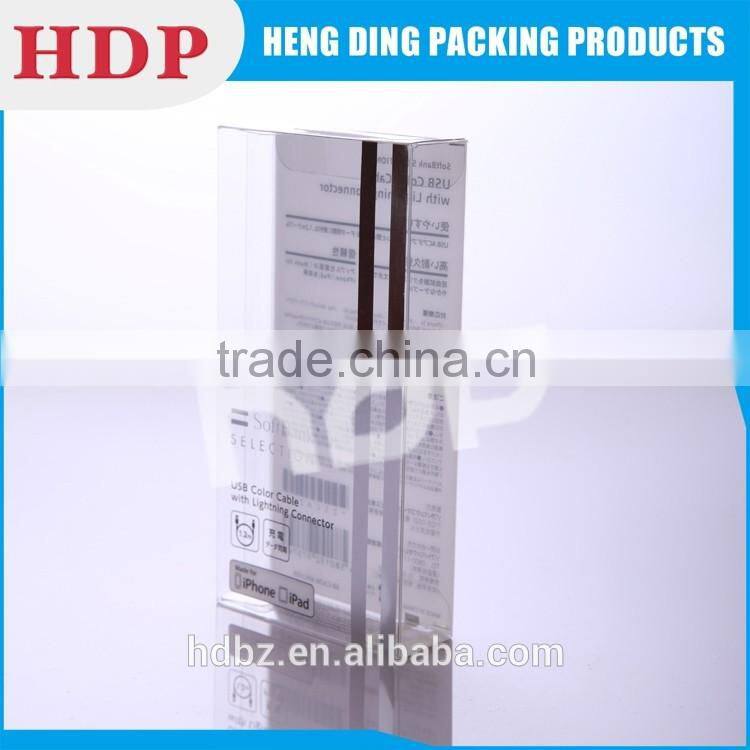 top selling clear plastic mobile case pvc gift box
