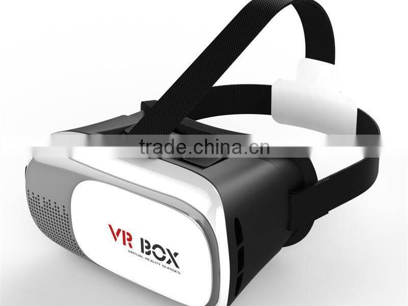 Factory Supply 3D Head Mount VR Box 2nd Generation Virtual Reality vr glasses & Bluetooth Remote Controller