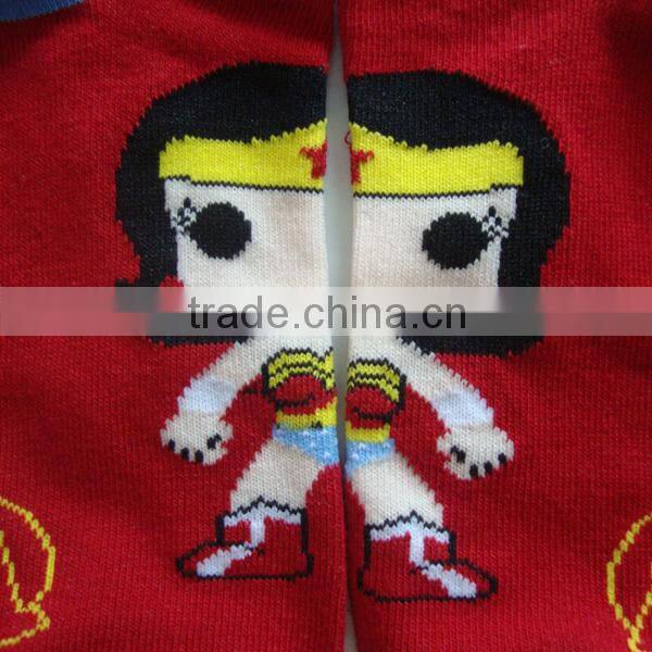 GSW-116 Bulk custom fancy cartoon jacquard no show make your own socks