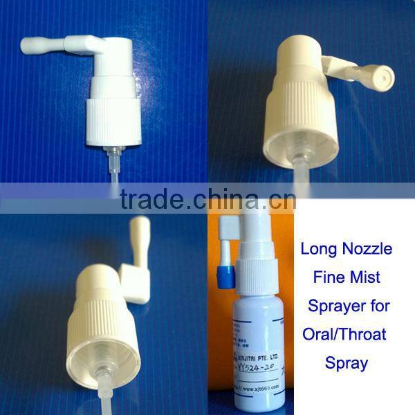 10 ml PET Pharmaceutical Oral Spray Bottle in Amber Color