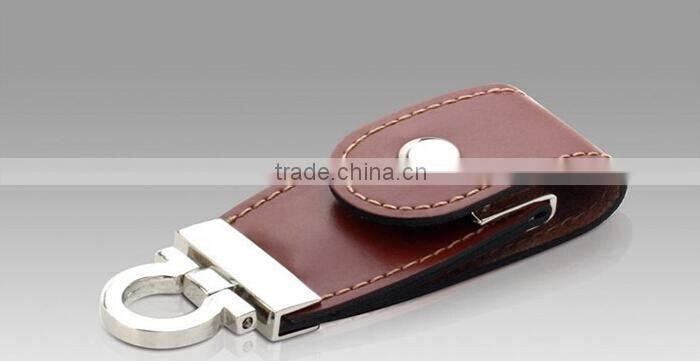 promotional bulk factory direct selling earrings usb flash drive Brand Custom Leather Can be printed logo