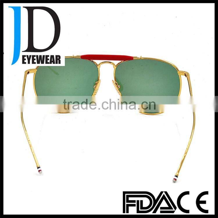 Wholesale Retro style design metal sunglasses.