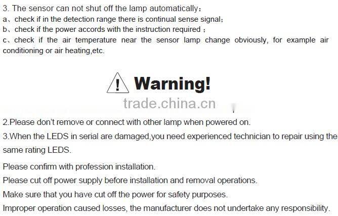 2013 new light sensor/light sensor switch/led sensor light