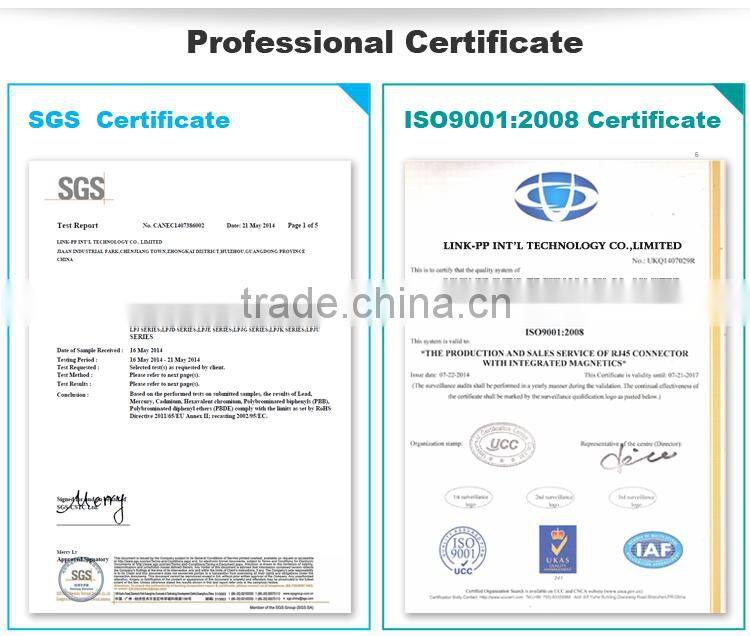 JM24115-K001-4F RJ45 Modular Jack