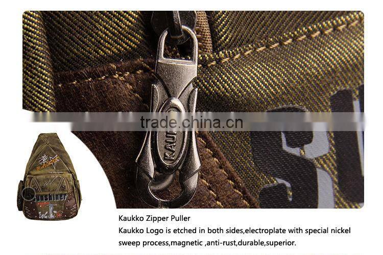 Factory directly wholesale canvas army green tactical messenger bag for sale