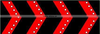 customized solar outdoor construction led flashing arrow sign, solar arrow sign