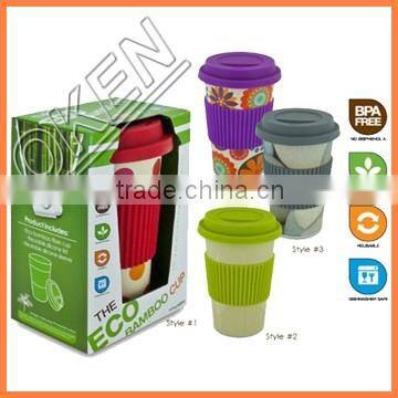 Bulk bamboo chinese tea drinking cup with lid and logo fashion bamboo cups bamboo mugs