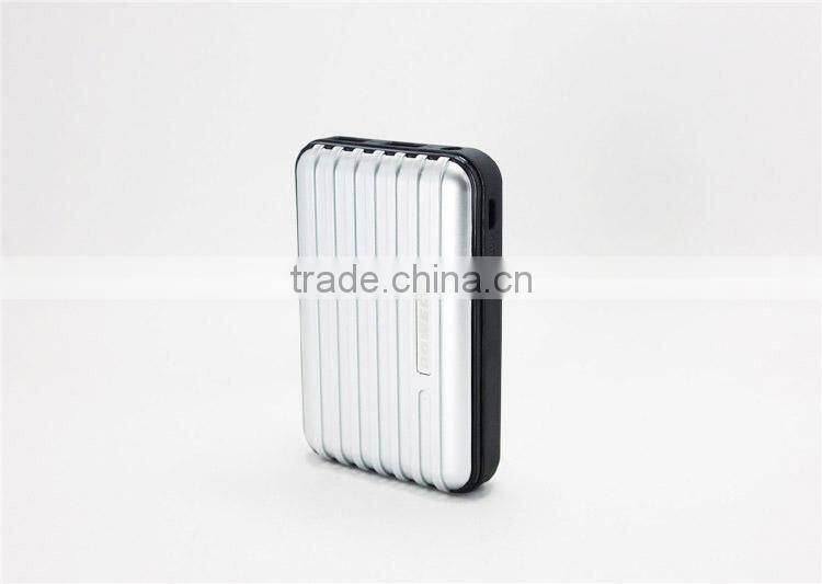 popular 3A grade battery 2 usb output power bank 6000 6600 7800mah for all kinds of mobile phone