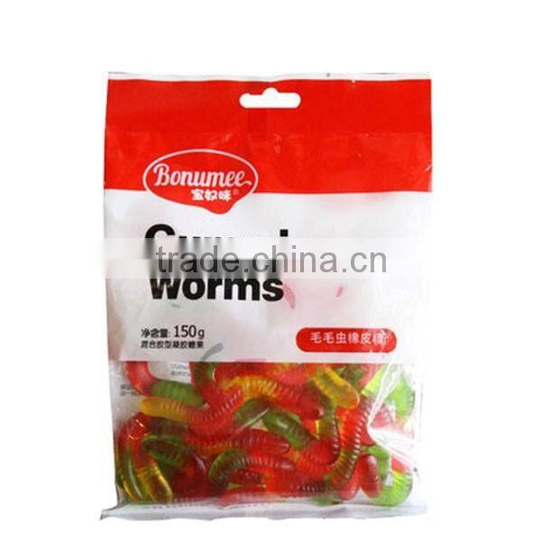 fruit flavour halal gummy worms