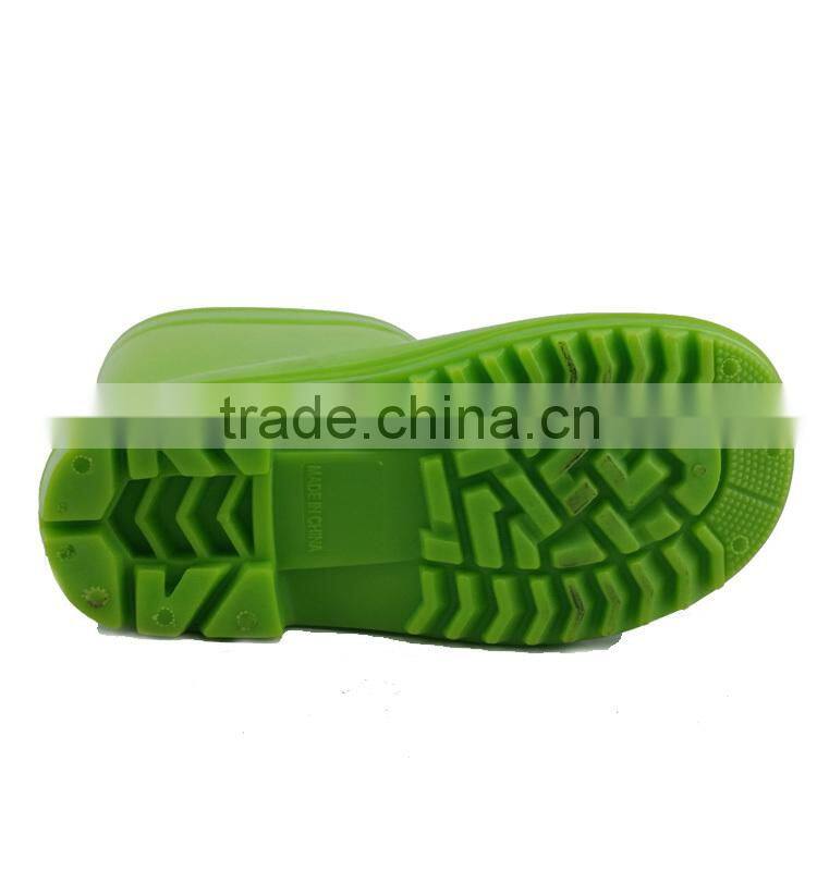 Girls cheap pvc rain boot pure color pvc rain boots