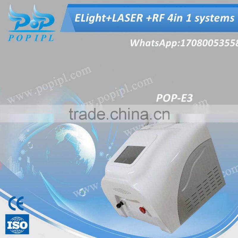 Beauty equipment IPL RF laser Permanent hair removal & skin care machine IPL laser / Laser +E-LIGHT+RF+Black doll baby/IPL E3