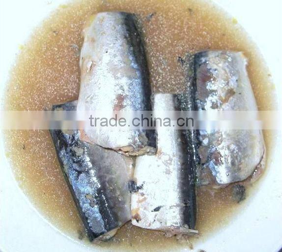Canned Mackerel Fillet in Vegetable Oil