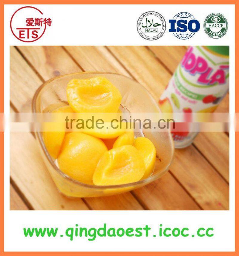 Hot sale 820g/tin Chinese canned yellow peach on sale