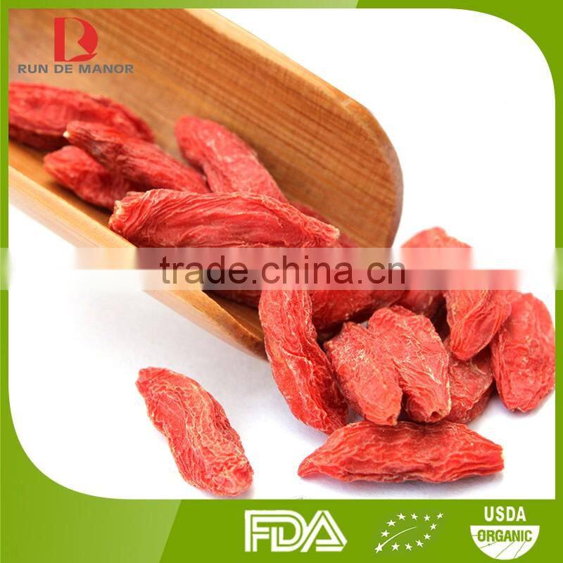 manufacturer wholesales Chinese high quality organic goji berries/wolfberry/medlar//wholesale lycium