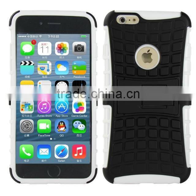 Multicolor TPU+PC Armor Spider Hybrid Kickstand Cell Phones back cover for iPhone 6/6 plus