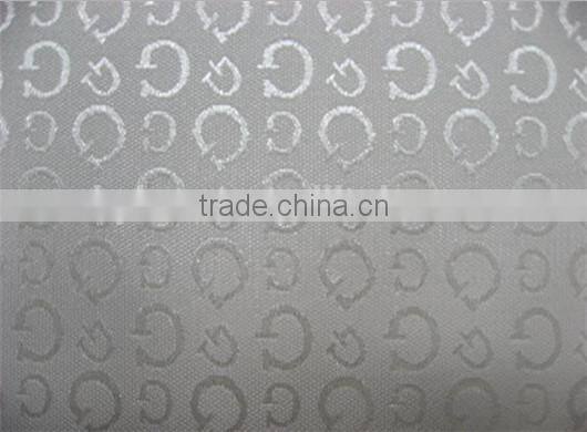 Factory customized jacquard foaming satin fabric for handbags