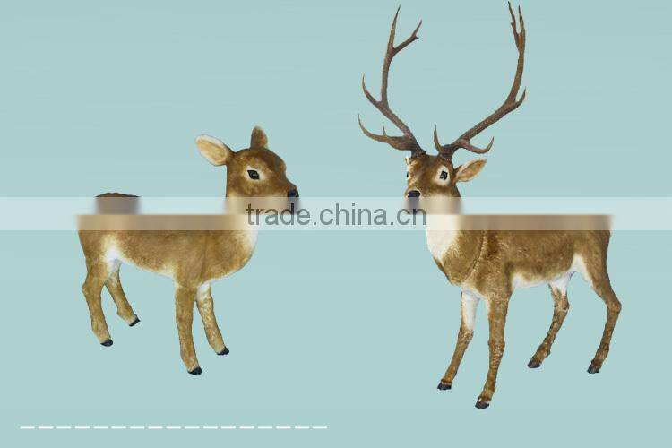 holiday real japanese decoration restaurant bulk plastic deer toy