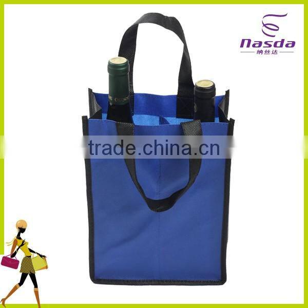 customized promotional 2 bottle wine bag