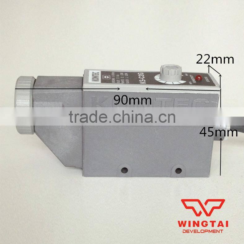 NPN White Light Electric Sensor Taiwan KONTEC KS-C2W for Printing Machine