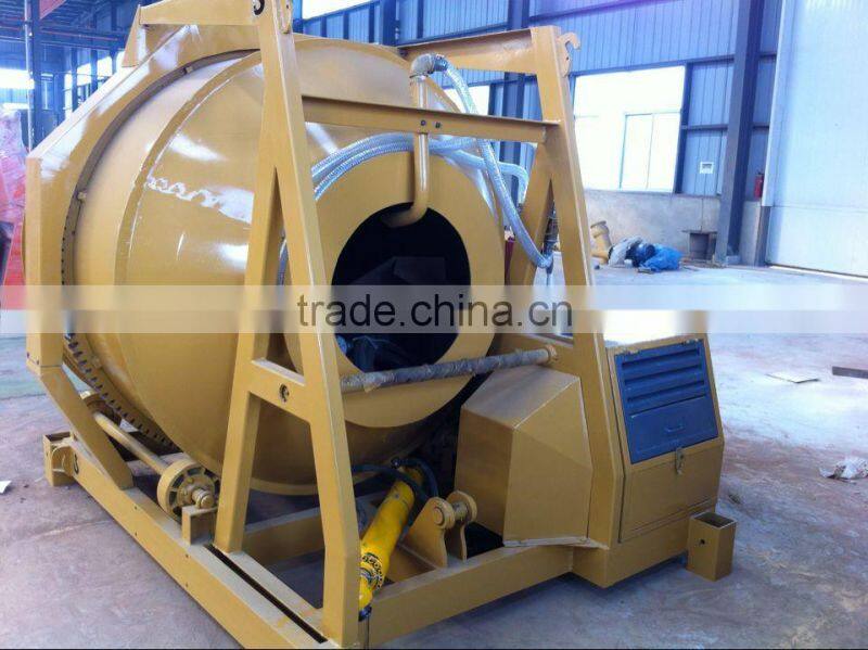 Slef loading JZR350 concrete mixer machine with diesel engine for sale