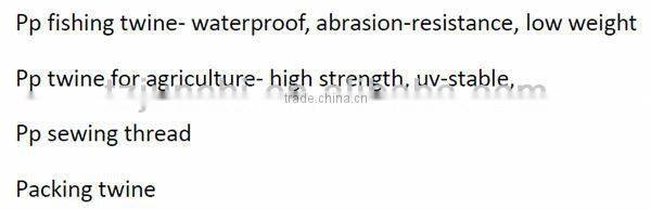 dope dyed multi spool pp twine