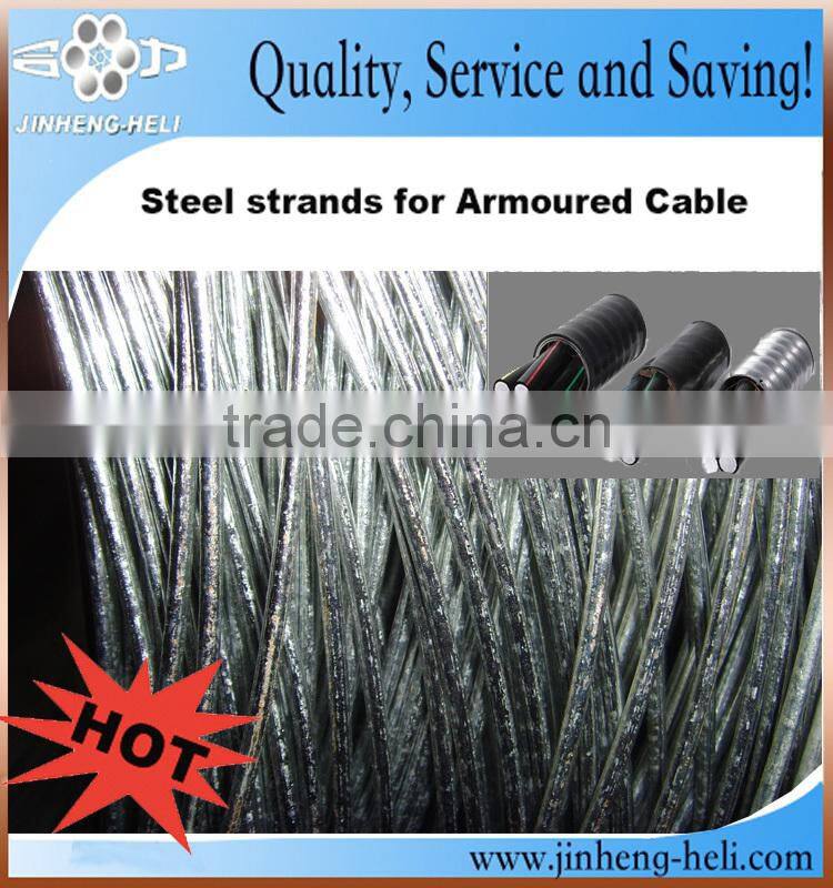 4.0 low carbon zinc coated gavanized steel stay wire