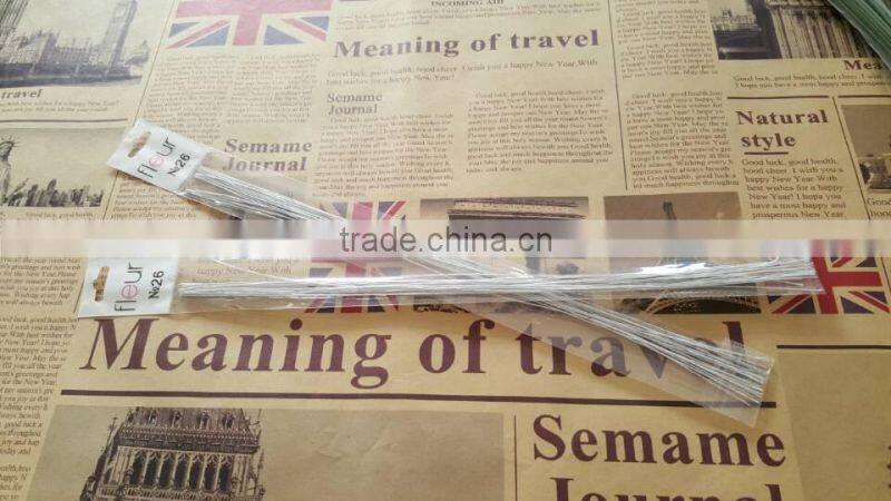 Hebei cake sugar flower decoration paper covered floral stem wire