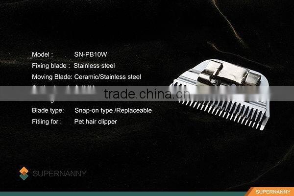 10W stainless steel blade for animal hair trimmer machine