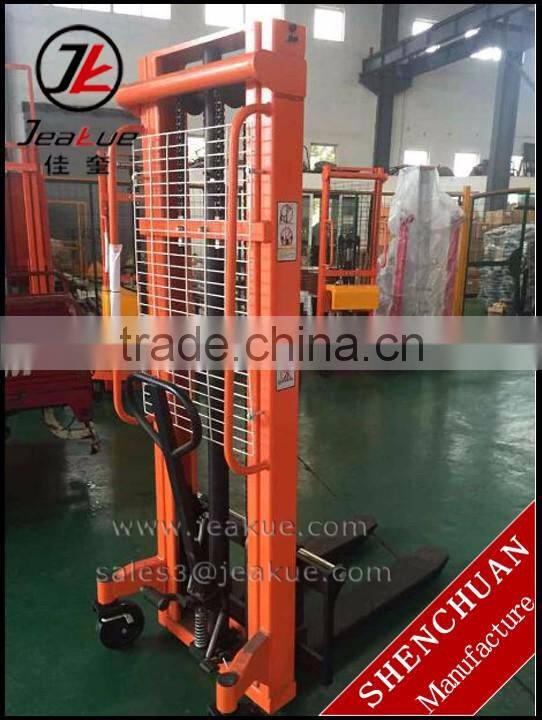1000kgs 1500kgs 2000kgs Hand staker forklift Hydraulic manual stacker