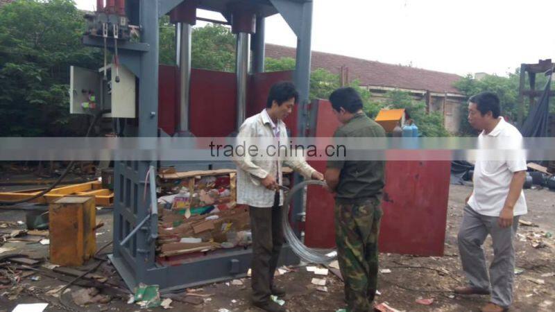 DA-100T Vertical hydraulic semi-automatic waste paper baler