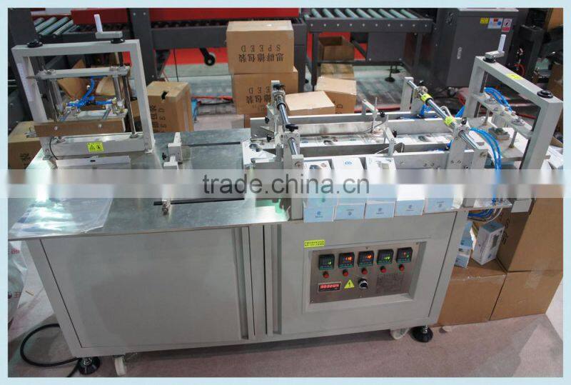 S-200/300 3D Transparent Film Packing Machine For Poker and Cigarette Boxes