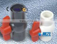 PVC BALL VALVE WITH pressure gauge 1.0Mpa/10bar /10.2kgf/cm 2