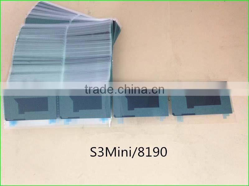 LCD adhesive for samsung S4 lcd copper backing, lcd repairing adhesive, copper ground on the back of LCD for samsung I9500