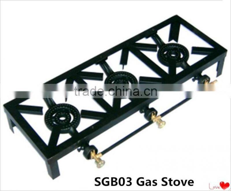 Steel frame gas cooker,cast iron gas burner for cooking to Africa