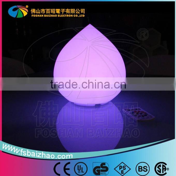 China Manufactuer RGB Living Color Changing heart Shape LED Table Lamp