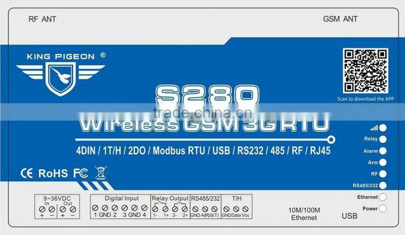 433mhz wireless weather station data acquisition modules RS485 S280